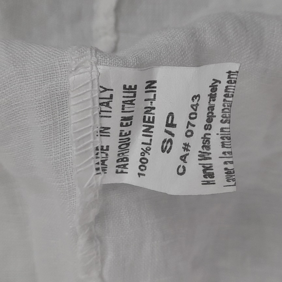 Vanessa Zani Trench Cardigan Small White - Picture 6 of 6